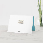 Nieuwjaar, kikkers en Lotus' in Pond Kaart (Achterkant)