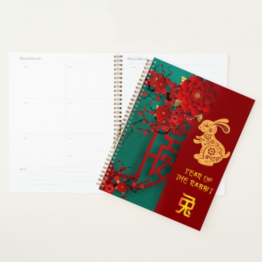 nieuwjaar konijnenmakerij planner (Display)