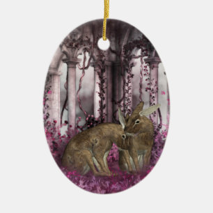 nieuwjaar konijnensierood in de VRC Keramisch Ornament