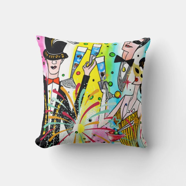 Nieuwjaar Kussen (Voorkant)