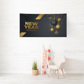 Nieuwjaar laten we vieren spandoek (Insitu)