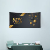 Nieuwjaar laten we vieren spandoek (Beurs)