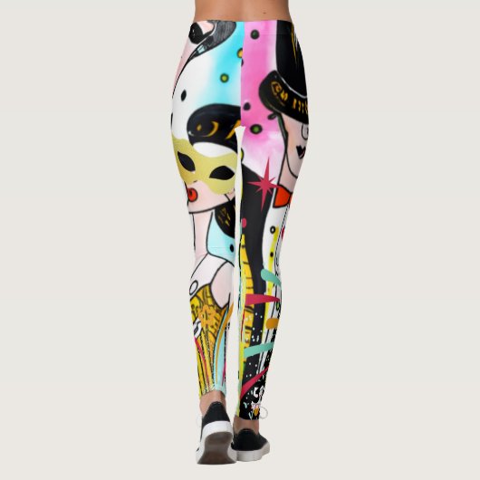 Nieuwjaar Leggings (Achterkant)