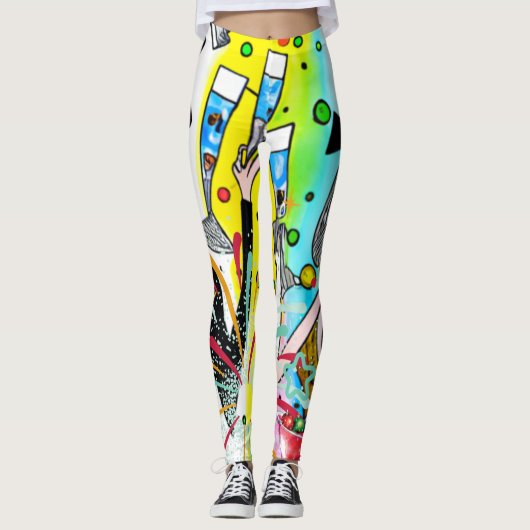 Nieuwjaar Leggings (Voorkant)