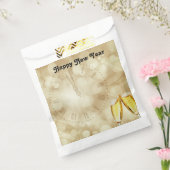 Nieuwjaar met champagnebril Favor Bags Bedankzakje (Gezegeld)