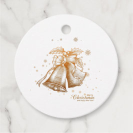 Nieuwjaar met kerstcadeautjes voor vrolijk kerstfe bedankjes labels