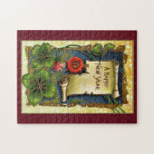 Nieuwjaar met kleppen legpuzzel (Horizontaal)