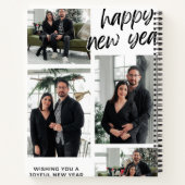 Nieuwjaar met Love Browns Family Spiral Notitieboe Notitieboek (Achterkant)