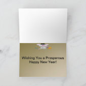 Nieuwjaar Mouse Wenskaart Feestdagen Kaart (Binnen)