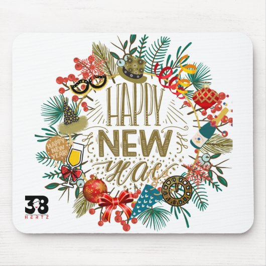 Nieuwjaar Muismat (Voorkant)