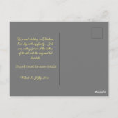 Nieuwjaar New Gear Verloving Briefkaart (Achterkant)