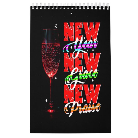 Nieuwjaar New Grace New Praise Kalender (Hoes)