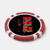 Nieuwjaar New Grace New Praise Poker Chips (Enkel)