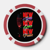 Nieuwjaar New Grace New Praise Poker Chips (Achterkant)