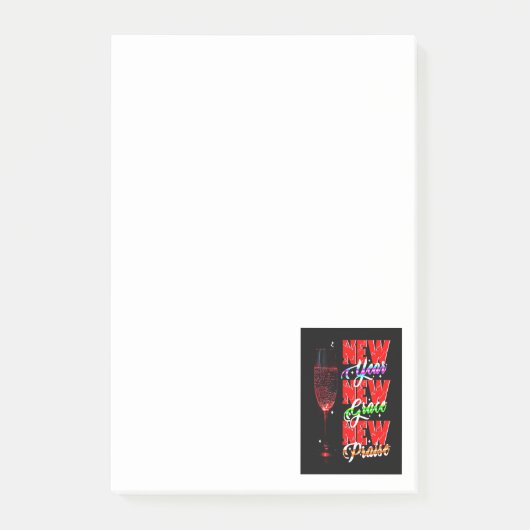 Nieuwjaar New Grace New Praise Post-it® Notes (Voorkant)