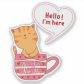 Nieuwjaar _ New Me Sticker (Voorkant)