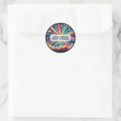 Nieuwjaar New Vibes Ronde Sticker (Tas)