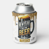 Nieuwjaar Nieuw Bier Funny Party Blikjeskoeler (Blikje Achterkant)