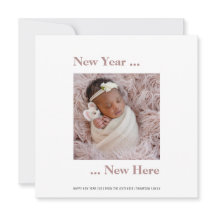 Nieuwjaar Nieuw Hier Foto 2024 Roze Geboorte Aanko