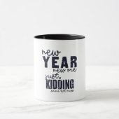 Nieuwjaar nieuw ik grappig mok (Midden)