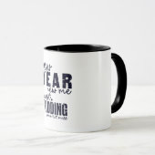 Nieuwjaar nieuw ik grappig mok (Voorkant rechts)