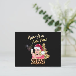 Nieuwjaar Nieuw ME 2024 Briefkaart