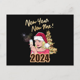 Nieuwjaar Nieuw ME 2024 Briefkaart