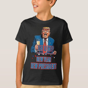 Nieuwjaar Nieuw President Funny Trump 2025 Take Am T-shirt