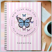 Nieuwjaar Nieuw You Butterfly Custom Name Jaar Planner