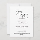 Nieuwjaar Nieuwe avonturen Bewaar de datumfoto Feestdagenkaart (Achterkant)