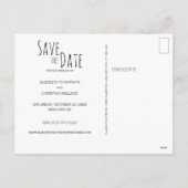 Nieuwjaar nieuwe avonturen opslaan datum foto feestdagenkaart (Achterkant)