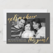 Nieuwjaar Nieuwe Baby Foto Zwangerschap Aankondigi Aankondiging (Voorkant)