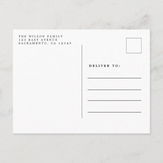 Nieuwjaar Nieuwe Baby Foto Zwangerschap Aankondigingskaart (Achterkant)