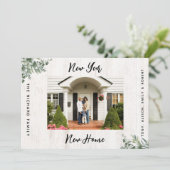 Nieuwjaar Nieuwe Home Bewegende Aankondiging Foto (Staand voorkant)