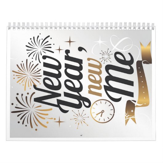 Nieuwjaar, nieuwe MeCalendar Kalender (Hoes)