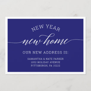 Nieuwjaar   Nieuwe mededeling over de verplaatsing Kaart