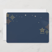 Nieuwjaar nieuwe mededeling over thuisbeweging aankondiging (Achterkant)