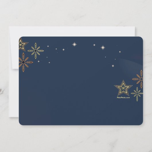 Nieuwjaar nieuwe mededeling over thuisbeweging aankondiging (Achterkant)