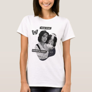 Nieuwjaar nieuwe mentale problemen in OK T-shirt