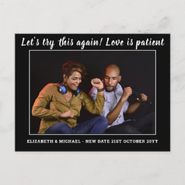 Nieuwjaar nieuwe planning Datum BUDGET Fotobruilof Briefkaart