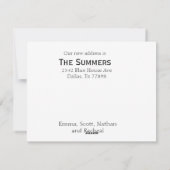 Nieuwjaar nieuwe startkoninklijke startkaart feestdagenkaart (Achterkant)