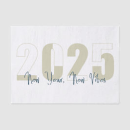 Nieuwjaar, nieuwe vibe tissuepapier