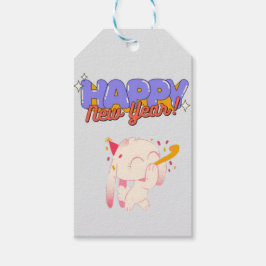 "Nieuwjaar, nieuwe vibes" Cadeaulabel