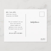 Nieuwjaar Nieuwe Woonplaats Moderne Verhuizing Aankondigingskaart (Achterkant)