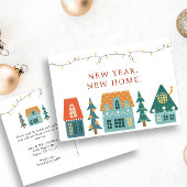 Nieuwjaar Nieuwjaarsvakantie Briefkaart