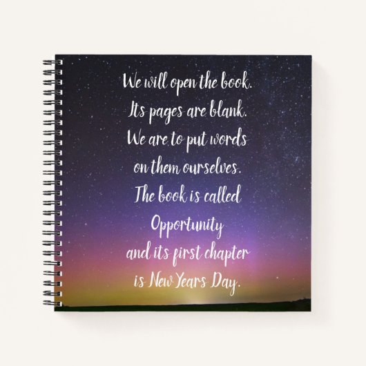 Nieuwjaar Notitieboek (Voorkant)