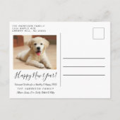 Nieuwjaar One-Star 2020 foto's Feestdagenkaart (Achterkant)