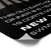 Nieuwjaar op nieuwjaarsdag 2012 Poster 13 x 19 inc (Hoek)