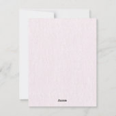 Nieuwjaar op zoek naar familiefeest Pink Feestdagenkaart (Achterkant)