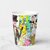 Nieuwjaar Papieren Bekers (Links)